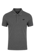 4F Ανδρικό Polo T-shirt 4FWMM00TPTSM0770-23M Γκρι - Image 2