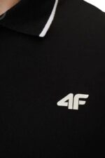 4F Ανδρικό Polo T-shirt 4FWMM00TPTSM0773-20S Μάυρο - Image 3