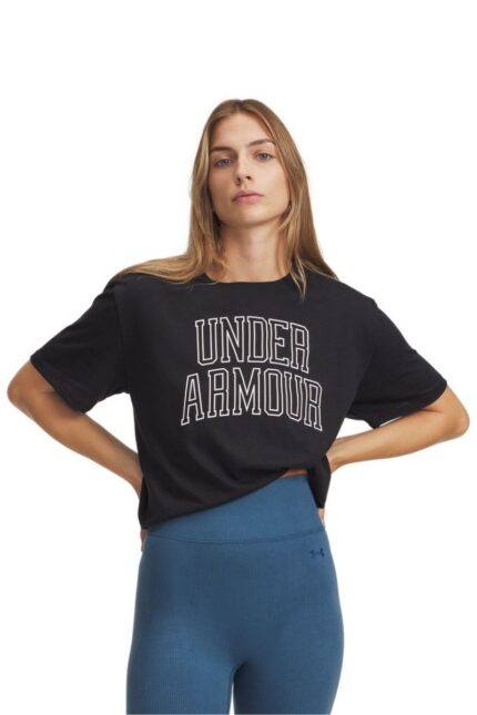 Under Armour Γυναικείο T-shirt 6007883-001 Μάυρο