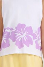4F Παιδικό Κορίτσι Αμάνικο Τ-shirt 4FJWSS26TSLEF263-10S Λευκό - Image 3
