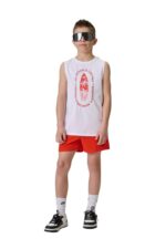 4F Παιδικό Αγόρι Αμάνικο T-shirt 4FJWSS26TSLEM294-10S Λευκό - Image 3