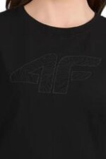 4F Γυναικείο T-shirt 4FWMM00TTSHF3309-20S Μάυρο - Image 3