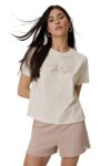 4F Γυναικείο T-shirt 4FWSS26TTSHF2743-12S Μπεζ