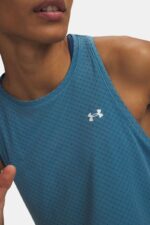 Under Armour Γυναικείο Αθλητικό Aμάνικο T-shirt Fast Drying 6011229-466 Πετρολ - Image 3