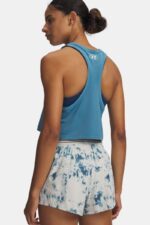 Under Armour Γυναικείο Αθλητικό Aμάνικο T-shirt Fast Drying 6011229-466 Πετρολ - Image 2