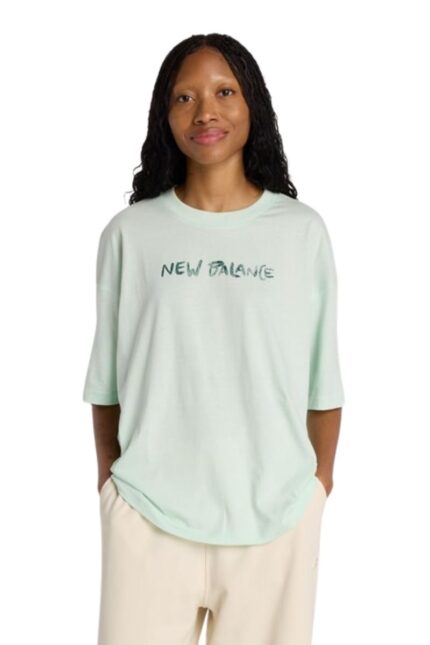 New Balance Γυναικείο T-Shirt WT61M1JB-C0J Πράσινο